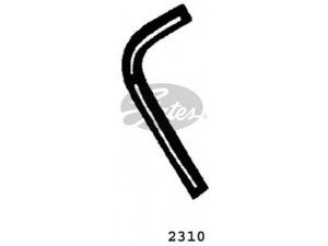 GATES 2310 radiatoriaus žarna 
 Aušinimo sistema -> Žarnelės/vamzdeliai/sujungimai -> Radiatoriaus žarnos