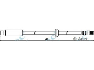 APEC braking HOS3224 stabdžių žarnelė 
 Stabdžių sistema -> Stabdžių žarnelės
443611707C