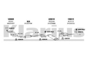KLARIUS 940408E išmetimo sistema 
 Išmetimo sistema -> Išmetimo sistema, visa