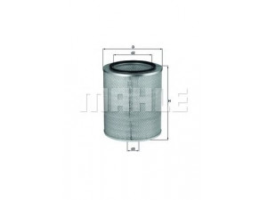 KNECHT LX 93 oro filtras 
 Filtrai -> Oro filtras
5011339, 1542743, 15427438, 1544298