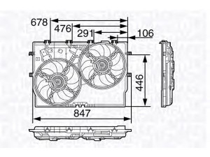 MAGNETI MARELLI 069422579010 ventiliatorius, radiatoriaus 
 Aušinimo sistema -> Oro aušinimas
1364163080