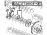 FEBEST DAC37720037-KIT rato guolis
40210-00QAA, 6001547696, 7701205779
