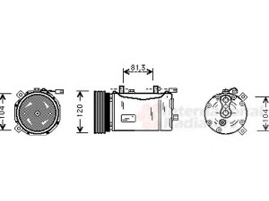 VAN WEZEL 5800K172 kompresorius, oro kondicionierius 
 Oro kondicionavimas -> Kompresorius/dalys
1067111, 7340657, 95NW19D629CB