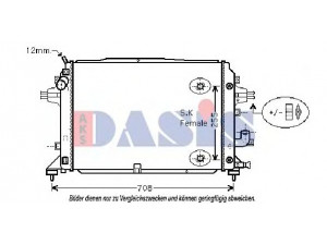 AKS DASIS 150024N radiatorius, variklio aušinimas 
 Aušinimo sistema -> Radiatorius/alyvos aušintuvas -> Radiatorius/dalys
1300275, 1300278, 13171432