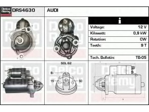 DELCO REMY DRS4630 starteris 
 Elektros įranga -> Starterio sistema -> Starteris
026911023C, 026911023CX, 026911023G