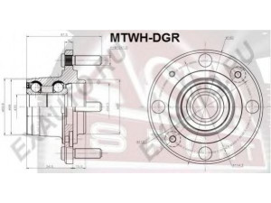 ASVA MTWH-DGR rato stebulė 
 Ašies montavimas/vairavimo mechanizmas/ratai -> Rato stebulė/montavimas -> Rato stebulė
MR223285