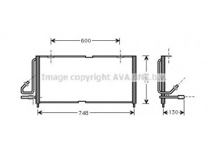 AVA QUALITY COOLING JE5027 kondensatorius, oro kondicionierius 
 Oro kondicionavimas -> Kondensatorius
55036599AB
