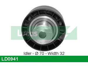 LUCAS ENGINE DRIVE LD0941 įtempiklio skriemulys, paskirstymo diržas