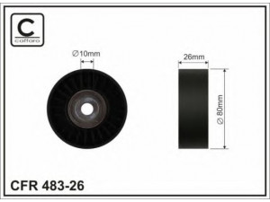 CAFFARO 483-26 kreipiantysis skriemulys, V formos rumbuotas diržas 
 Diržinė pavara -> V formos rumbuotas diržas/komplektas -> Laisvasis/kreipiamasis skriemulys
11 28 7 535 860, 7535860