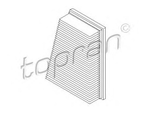 TOPRAN 700 254 oro filtras 
 Techninės priežiūros dalys -> Techninės priežiūros intervalai
8200 166 615, 8200 371 661