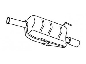 FONOS 18958 galinis duslintuvas 
 Išmetimo sistema -> Duslintuvas
8A0253609AB, 8A0253609AE, 8A0253609K