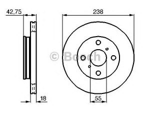 BOSCH 0 986 478 438 stabdžių diskas 
 Stabdžių sistema -> Diskinis stabdys -> Stabdžių diskas
43512 16070, 43512 16120
