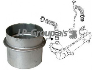 JP GROUP 8121500100 vamzdis, šilumokaitis 
 Šildymas / vėdinimas -> Šilumokaitis
113255107X, 113255165