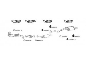 VENEPORTE 900164 išmetimo sistema 
 Išmetimo sistema -> Išmetimo sistema, visa