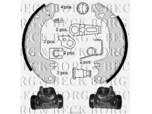 BORG & BECK BBS1020K stabdžių trinkelių komplektas 
 Techninės priežiūros dalys -> Papildomas remontas
42415C, 42415F, 42416C, 42416R