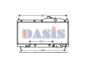 AKS DASIS 100053N radiatorius, variklio aušinimas
19010P3G901, 19010P3G902