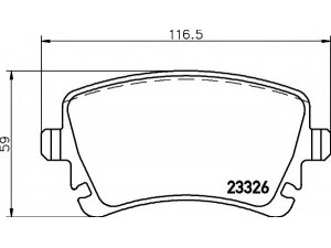 HELLA 8DB 355 011-531 stabdžių trinkelių rinkinys, diskinis stabdys 
 Techninės priežiūros dalys -> Papildomas remontas
7H0698451, 7H0698451B, 7H0698451