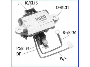 HITACHI 130468 reguliatorius, kintamosios srovės generatorius
95546007, 576146, 576163, 7701024524