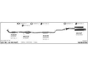 IMASAF 552000034 išmetimo sistema 
 Išmetimo sistema -> Išmetimo sistema, visa