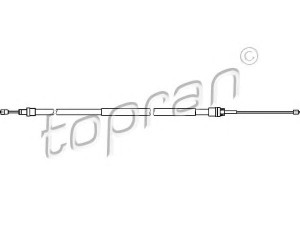 TOPRAN 721 667 trosas, stovėjimo stabdys 
 Stabdžių sistema -> Valdymo svirtys/trosai
4745 R0, 4745 X9, 4745 R0, 4745 X9