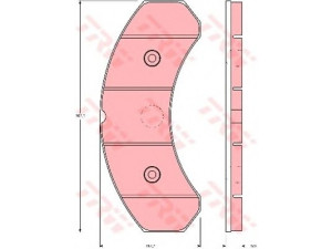 TRW GDB5079 stabdžių trinkelių rinkinys, diskinis stabdys 
 Techninės priežiūros dalys -> Papildomas remontas
8284000223, 8284000223