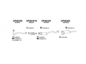 VENEPORTE 400196 išmetimo sistema 
 Išmetimo sistema -> Išmetimo sistema, visa