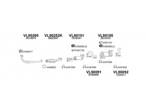 VENEPORTE 900151 išmetimo sistema 
 Išmetimo sistema -> Išmetimo sistema, visa