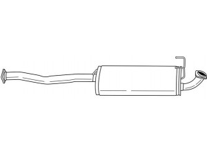 AKS DASIS SG44434 vidurinis duslintuvas