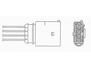 NGK 7949 lambda jutiklis 
 Variklis -> Variklio elektra
058 906 265 C, 058 906 265 V, 06C 906 265