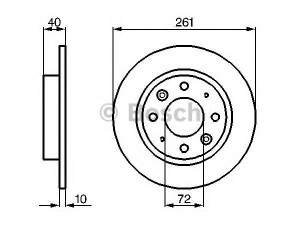 BOSCH 0 986 479 018 stabdžių diskas 
 Dviratė transporto priemonės -> Stabdžių sistema -> Stabdžių diskai / priedai
0K9AA 26251, 0K9AA 26251A, 0K9AA 26251B