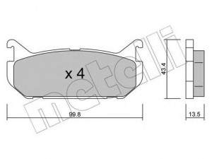 METELLI 22-0303-0 stabdžių trinkelių rinkinys, diskinis stabdys 
 Techninės priežiūros dalys -> Papildomas remontas
G5Y5-26-43Z, G5Y6-26-43ZA, G5Y6-26-43ZC