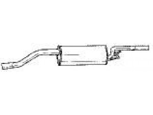 AKS DASIS SG18635 galinis duslintuvas 
 Išmetimo sistema -> Duslintuvas
60547480