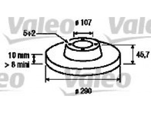VALEO 186504 stabdžių diskas 
 Dviratė transporto priemonės -> Stabdžių sistema -> Stabdžių diskai / priedai
55211-60A00, 5521160A00, 55211-60A00