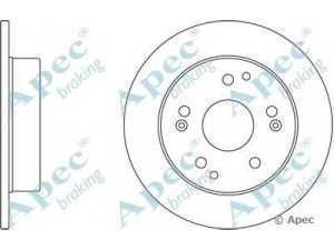APEC braking DSK2381 stabdžių diskas 
 Dviratė transporto priemonės -> Stabdžių sistema -> Stabdžių diskai / priedai
42510S5TE00