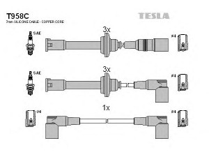 TESLA T958C uždegimo laido komplektas 
 Kibirkšties / kaitinamasis uždegimas -> Uždegimo laidai/jungtys
60573733