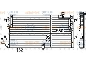 HELLA 8FC 351 038-191 kondensatorius, oro kondicionierius 
 Oro kondicionavimas -> Kondensatorius
357 820 413 C