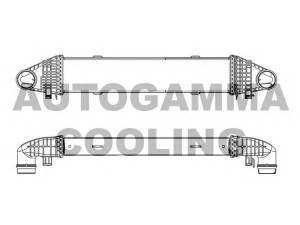 AUTOGAMMA 105632 tarpinis suslėgto oro aušintuvas, kompresorius 
 Variklis -> Oro tiekimas -> Įkrovos agregatas (turbo/superįkrova) -> Tarpinis suslėgto oro aušintuvas
2045000000, 2045000100