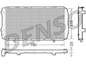 DENSO DRM09074 radiatorius, variklio aušinimas 
 Aušinimo sistema -> Radiatorius/alyvos aušintuvas -> Radiatorius/dalys
1307390080, 1307391080, 1301P6
