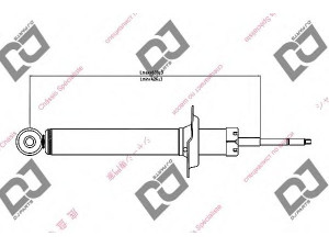 DJ PARTS DS1432GS amortizatorius 
 Pakaba -> Amortizatorius
7700821071, 8200013147
