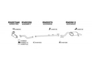 VENEPORTE 550496 išmetimo sistema 
 Išmetimo sistema -> Išmetimo sistema, visa