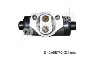 IPS Parts ICR-4501 rato stabdžių cilindras 
 Stabdžių sistema -> Ratų cilindrai
MB004041, MB134818, MB134828, MB500482