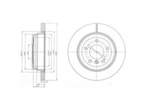 DELPHI BG4243 stabdžių diskas 
 Dviratė transporto priemonės -> Stabdžių sistema -> Stabdžių diskai / priedai
3421 6764 653