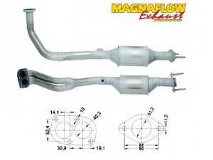 MAGNAFLOW 84306 katalizatoriaus keitiklis 
 Išmetimo sistema -> Katalizatoriaus keitiklis
7623405