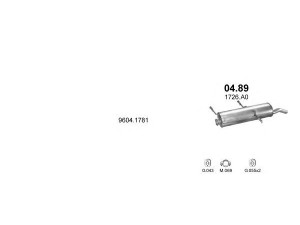 POLMO POLMO01727 išmetimo sistema 
 Išmetimo sistema -> Išmetimo sistema, visa