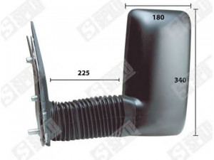 SPILU 51310 išorinis veidrodėlis 
 Kėbulas -> Langai/veidrodėliai -> Veidrodėlis
500325744
