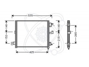 ELECTRO AUTO 30Y0012 kondensatorius, oro kondicionierius 
 Oro kondicionavimas -> Kondensatorius
9760602000, 9760602200