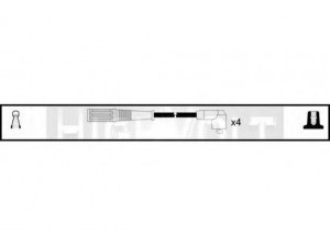 STANDARD OEF710 uždegimo laido komplektas 
 Kibirkšties / kaitinamasis uždegimas -> Uždegimo laidai/jungtys
46427497