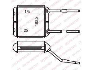 DELPHI TSP0525535 šilumokaitis, salono šildymas 
 Šildymas / vėdinimas -> Šilumokaitis
1806115, 1806116, 3095243, 52454989