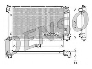 DENSO DRM50019 radiatorius, variklio aušinimas 
 Aušinimo sistema -> Radiatorius/alyvos aušintuvas -> Radiatorius/dalys
164000N030, 164000N031