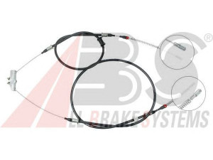 A.B.S. K12225 trosas, stovėjimo stabdys 
 Stabdžių sistema -> Valdymo svirtys/trosai
96101579C